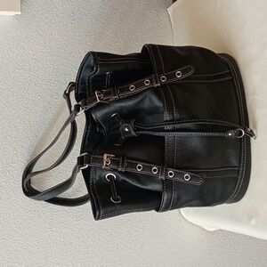 Tignanello Leather Bucket Purse